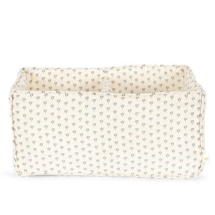 Konges Sløjd Diaper Organizer Punto Blu, zacht gewatteerde luierorganizer met twee vakken bij De Gele Flamingo