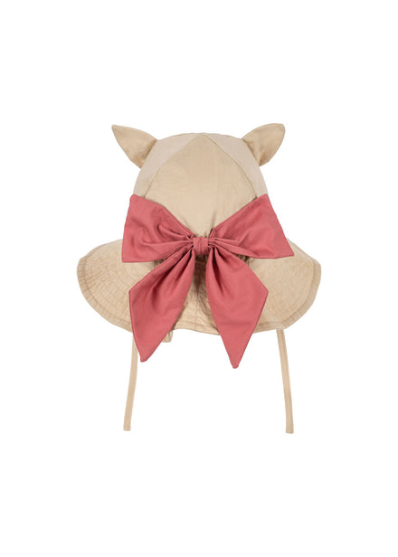 * Konges Sløjd Zonnehoedje | Kitty Bow Creme Brulee