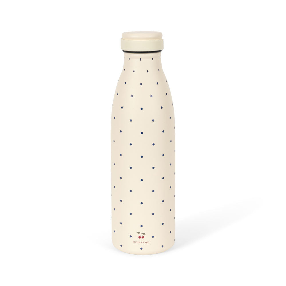 Konges Sløjd Thermo Drinkfles 500 ml Navy Dot, vooraanzicht