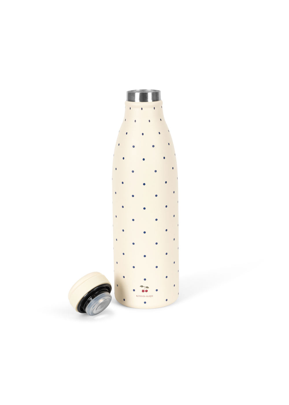 Konges Sløjd Thermo Drinkfles 500 ml Navy Dot, vooraanzicht