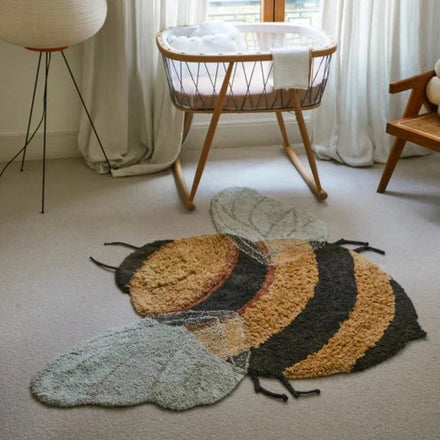 Lorena Canals Machinewasbaar Tapijt Rug 115x150cm | Bee