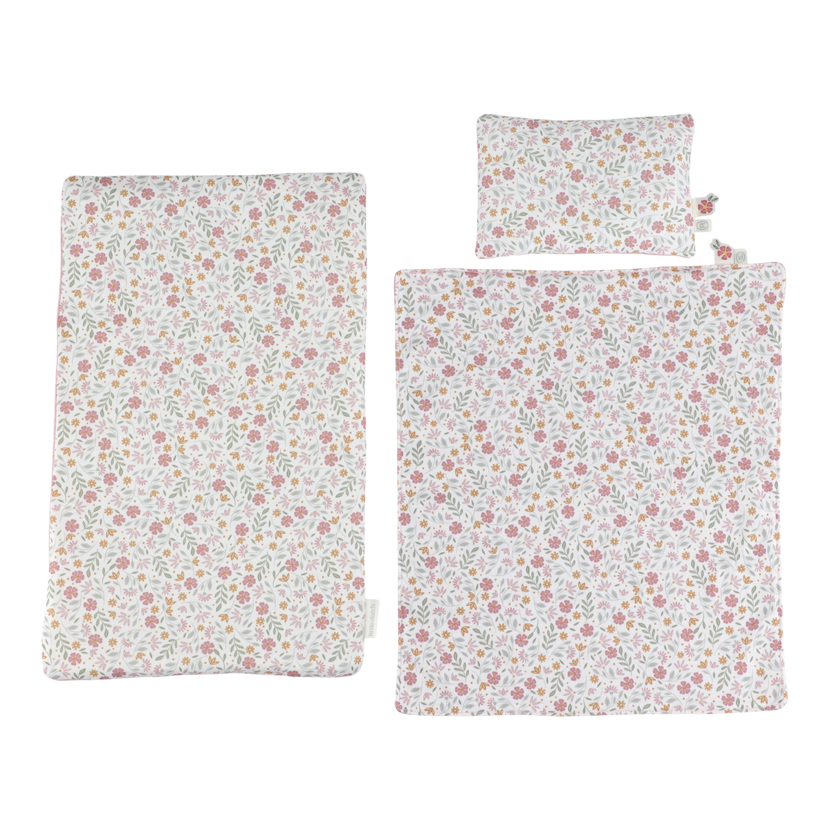 Little Dutch Houten Poppenbed | Roze