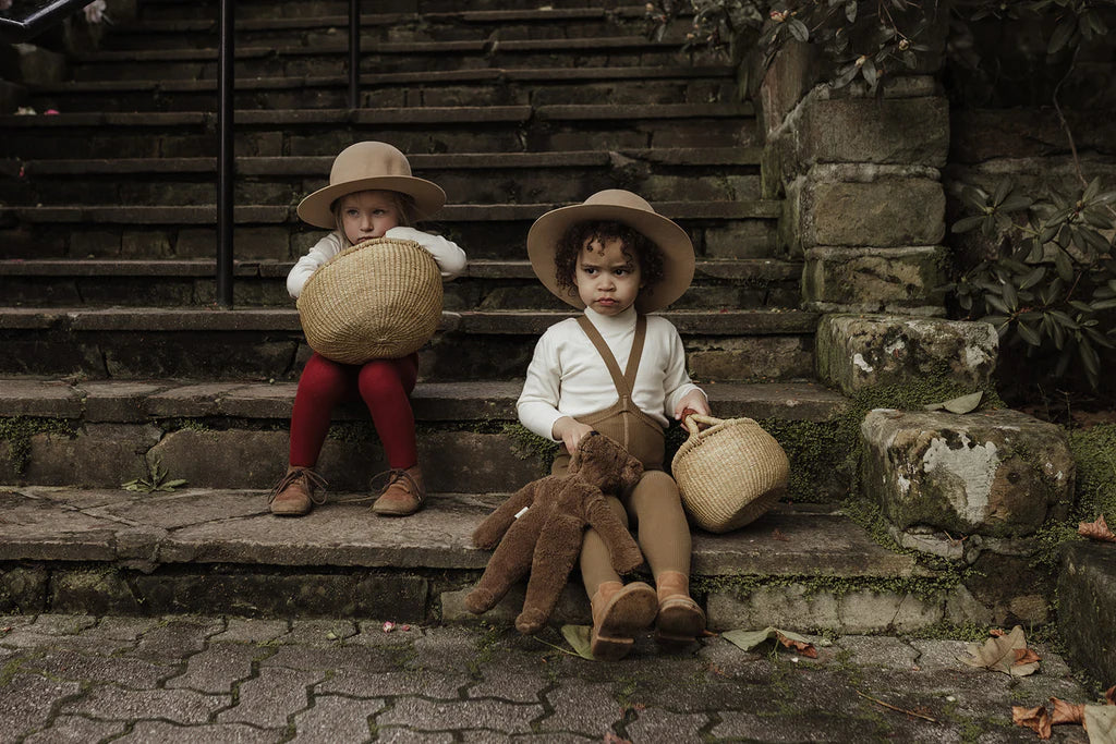 * Silly Silas Broekkousen Footed Met Voetjes | Acorn Brown