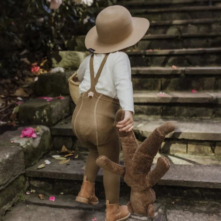 * Silly Silas Broekkousen Footed Met Voetjes | Acorn Brown