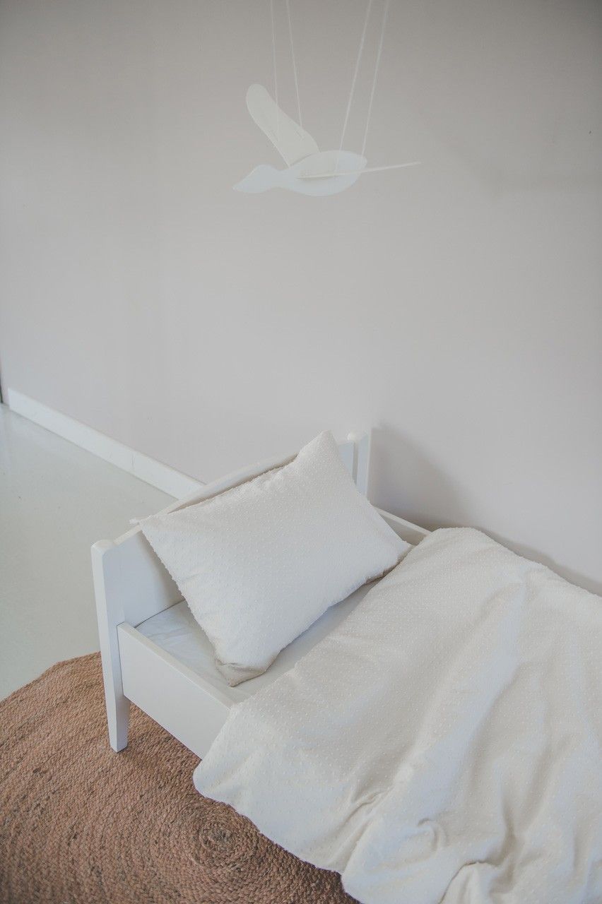 *  Koeka Dekbedovertrek Katoenen 100x135cm Bedset Napa | Warm White