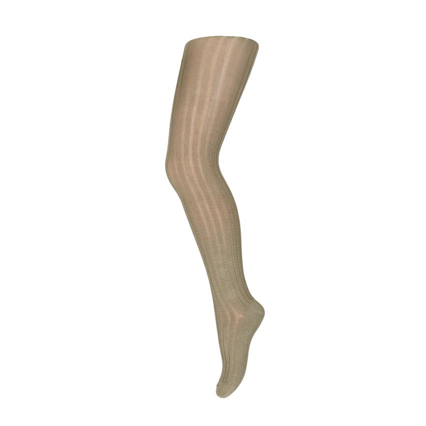 * MP Denmark Cotton Rib Tights | Safari Green