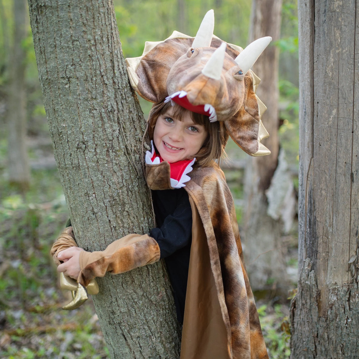 Great Pretenders Grandasaurus Triceratops Dino Verkleedcape | 7-8 jaar