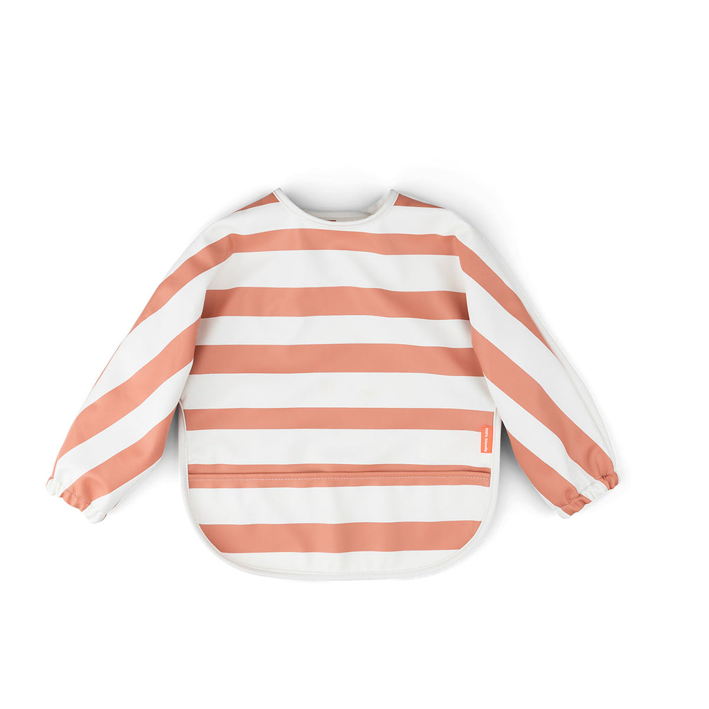 Done By Deer Waterproof Slab Met Mouwen | Stripes Papaya