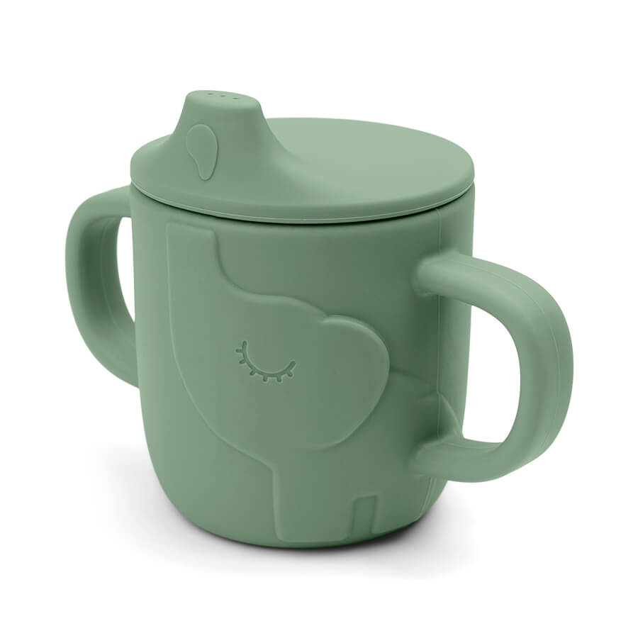 * Done By Deer Siliconen Tuit Drinkbeker Peekaboo | Elphee Green