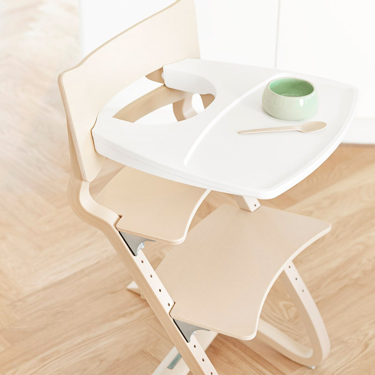 Leander Meegroei Eetstoel Eettablet | Wit