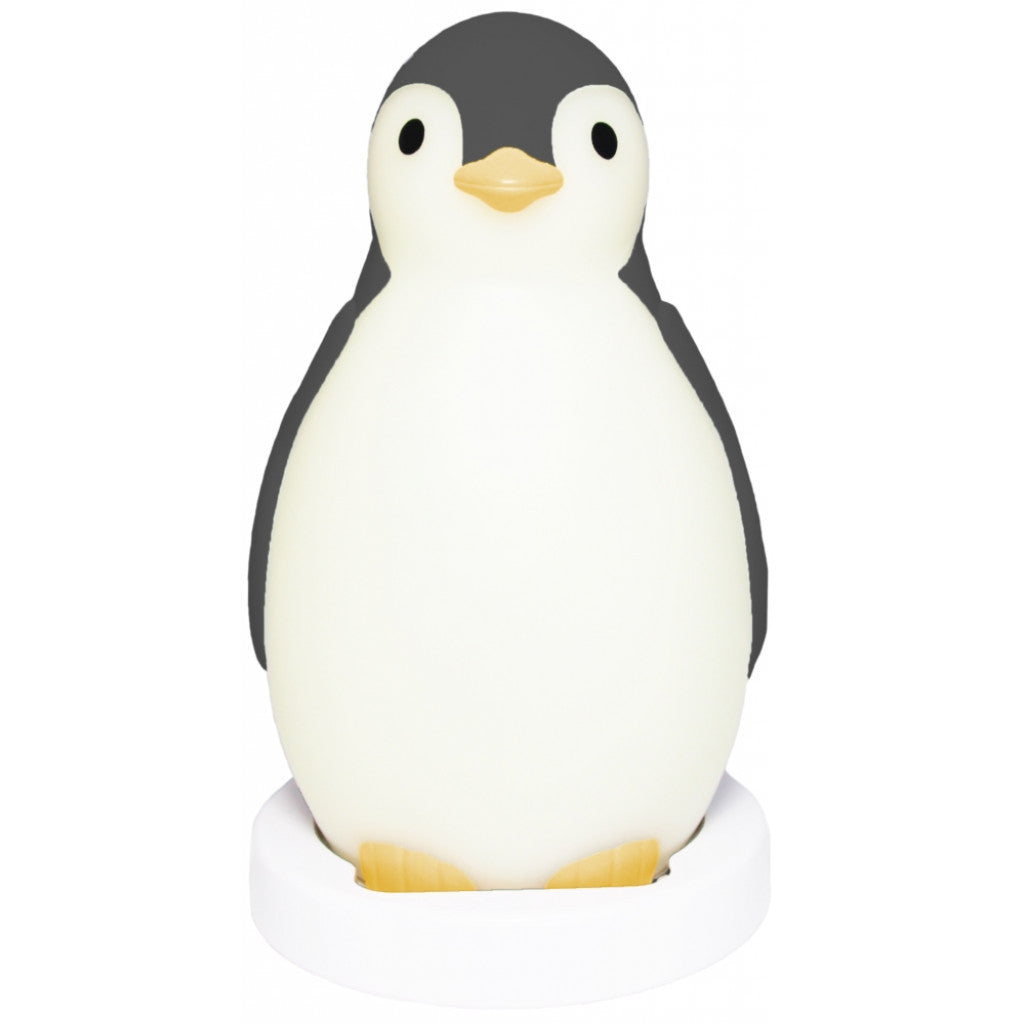 Zazu Pam de Pinguin 3-in-1 slaaptrainer in grijs met nachtlampje