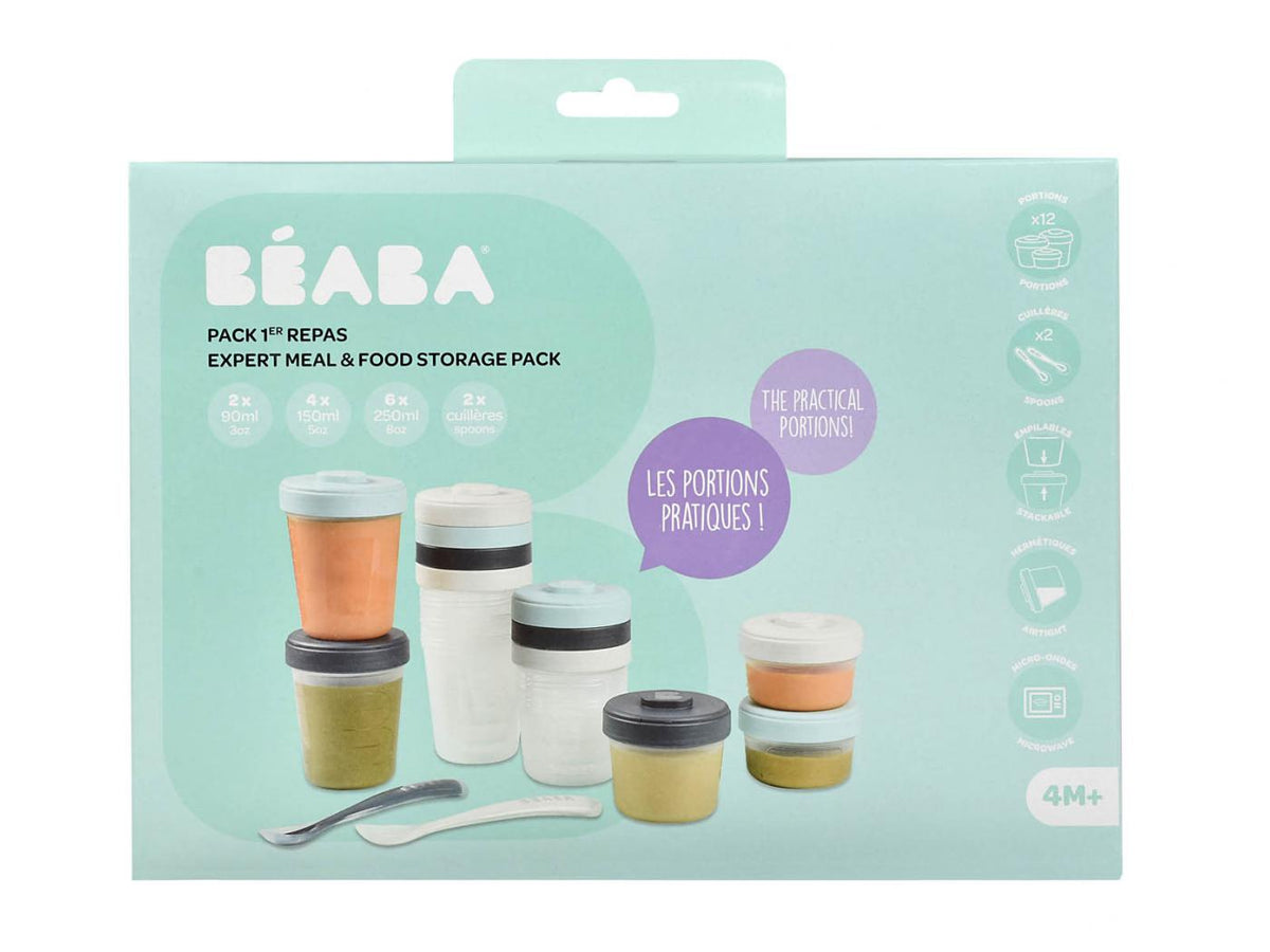 Béaba Bewaarpotjes Food Clip 14 stuks Storm