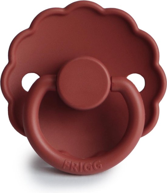 * Frigg Daisy Siliconen Fopspeen 0-6M Rond| Baked Clay