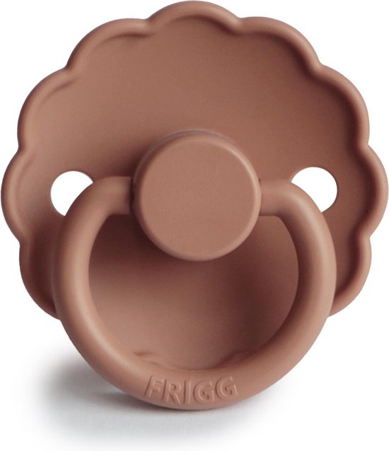 * Frigg Daisy Siliconen Fopspeen 0-6M Rond| Rose Gold