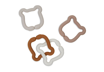 Jollein Siliconen Ringen Bijtspeeltje | Teddy Bear