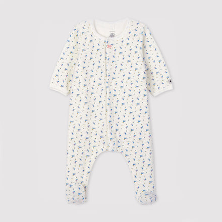 * Petit Bateau Bodyjama | Bloemenprint Velours