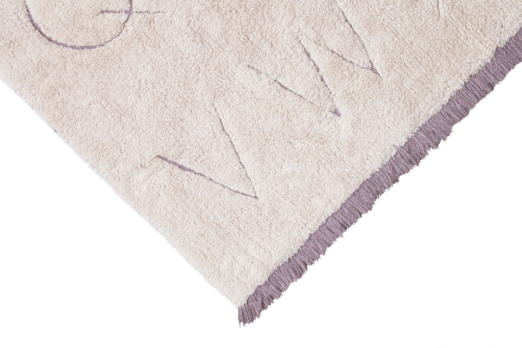 * Lorena Canals machinewasbaar RugCycled Tapijt 140x200cm ABC