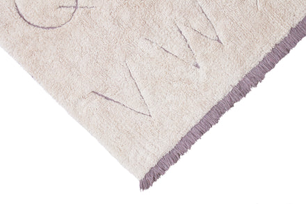 * Lorena Canals machinewasbaar RugCycled Tapijt 140x200cm ABC