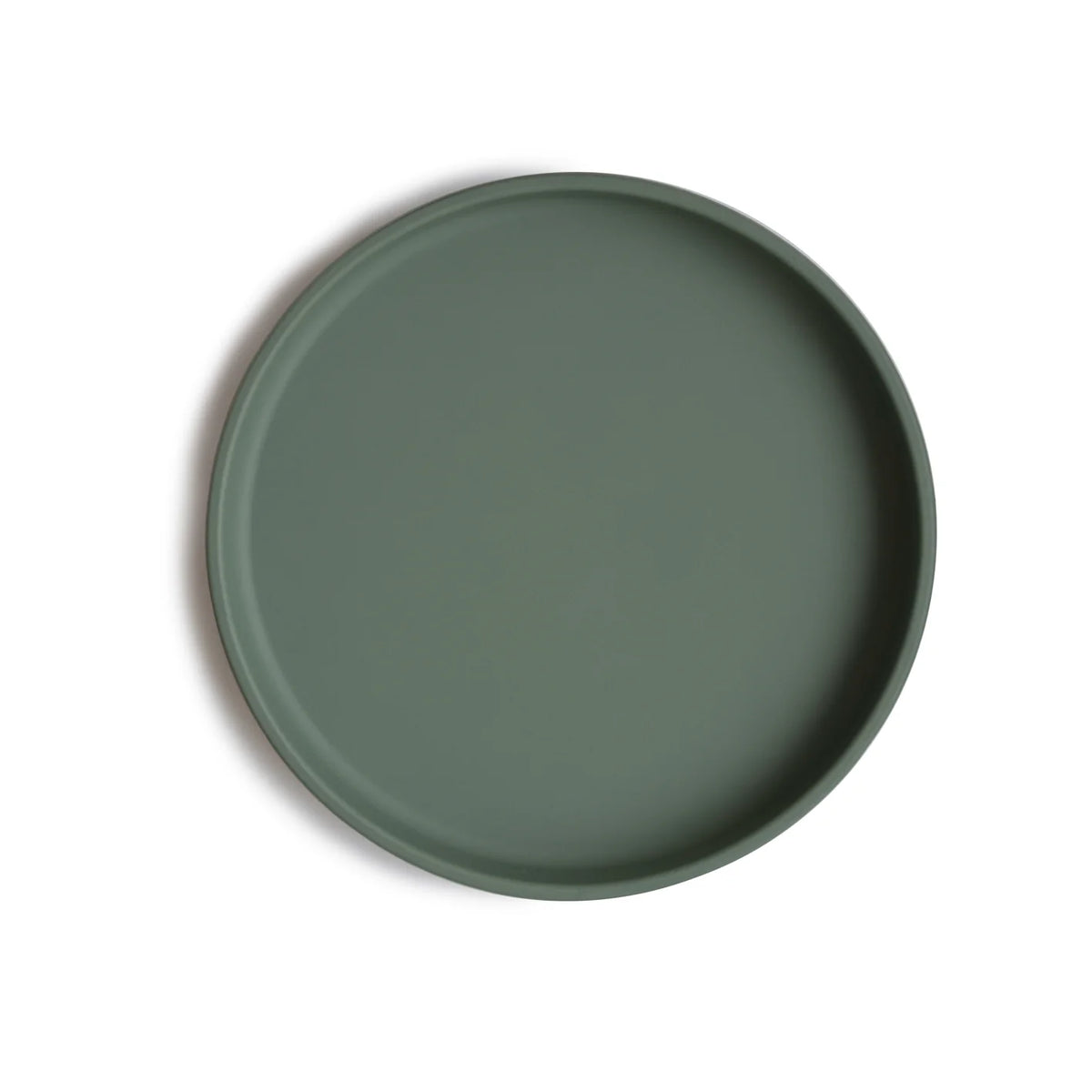 Mushie Silicone Bord Rond Met Zuignap | Dried Thyme