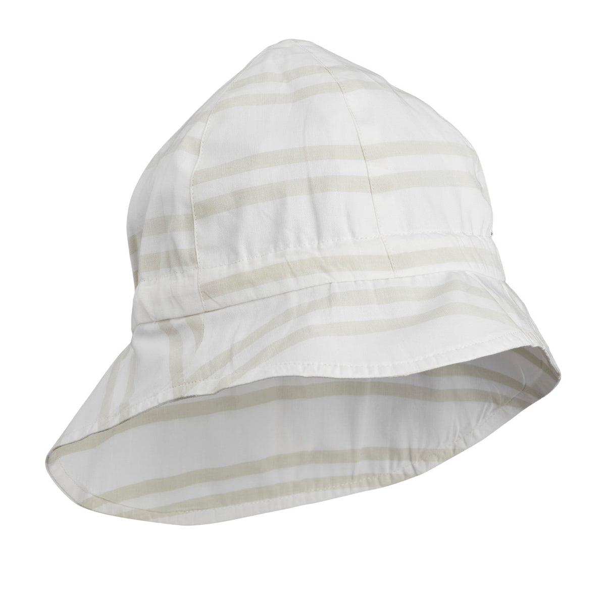 * Liewood Sunneva Zonnehoedje | Stripe Creme De La Creme/ Dusty Mint