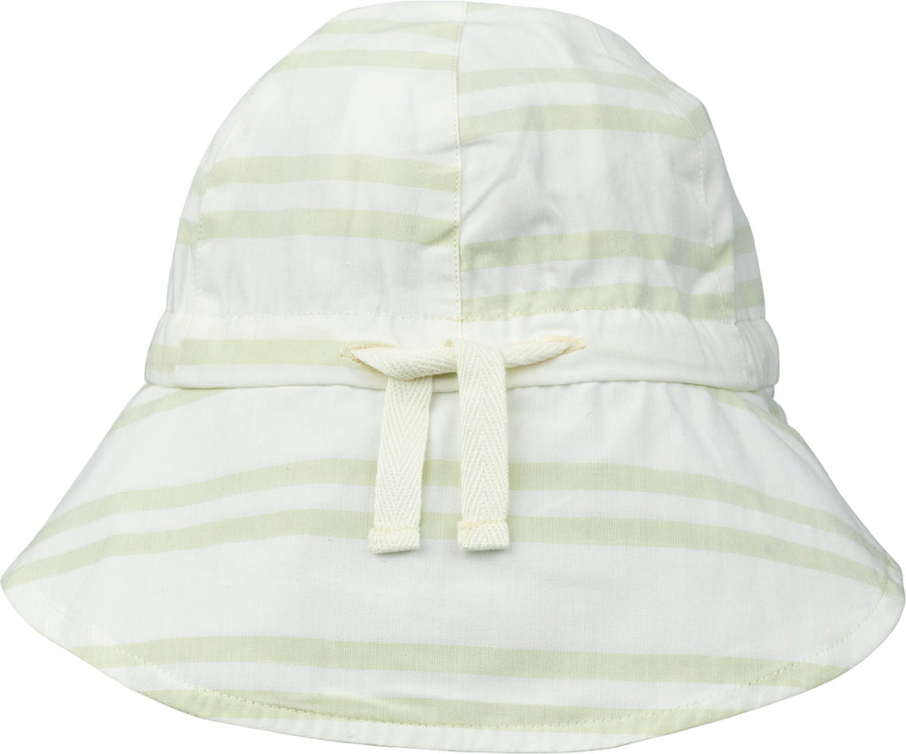 * Liewood Sunneva Zonnehoedje | Stripe Creme De La Creme/ Dusty Mint