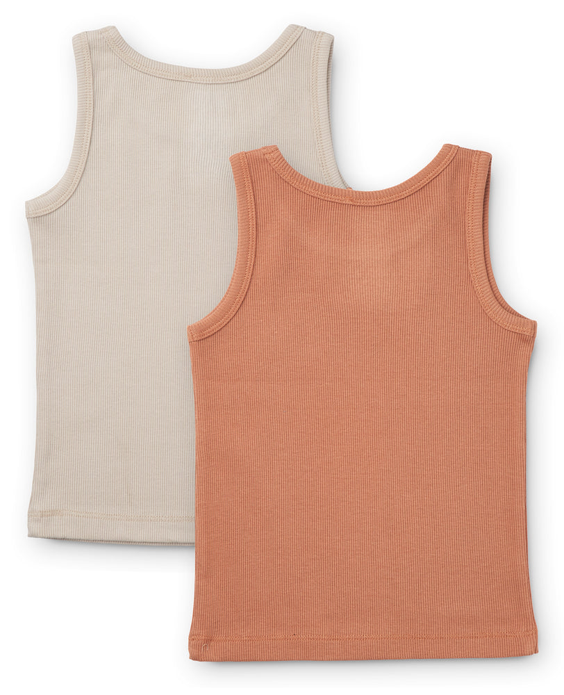 *  Liewood Faris Tank Top 2-pack | Tuscany Rose Sandy Mix