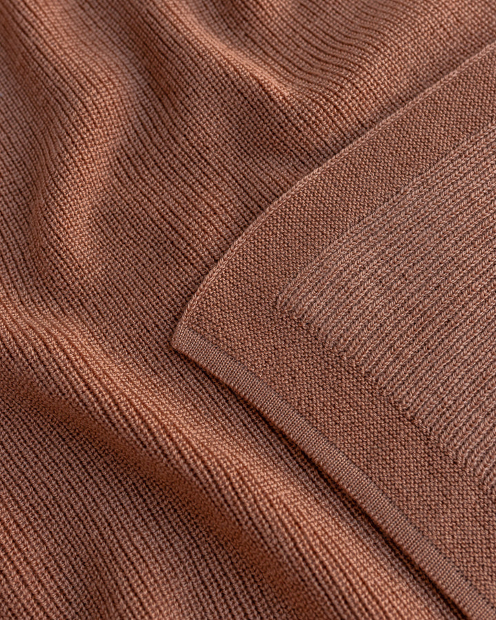 Hvid Deken Felix | Terracotta