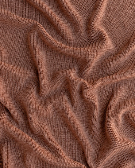 Hvid Deken Felix | Terracotta