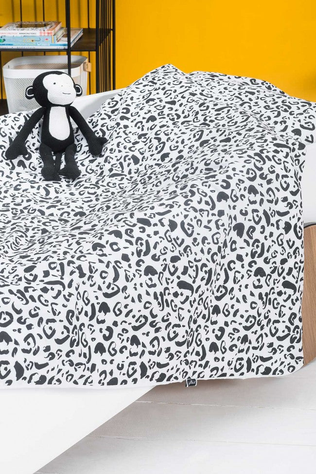 * Jollein Donsovertrek 120 x 150cm Leopard