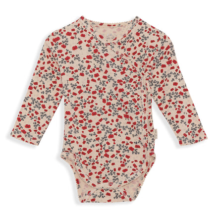 * Konges Sløjd Newborn Overslag Romper | Poppy