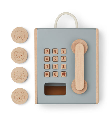 *  Liewood Rufus Payphone | Blue Fog Multi Mix