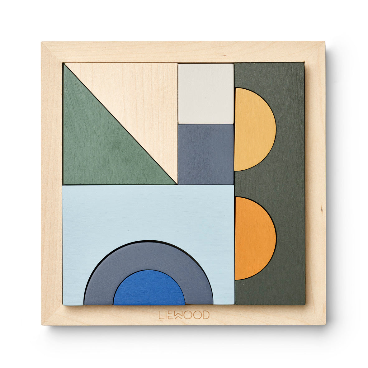 * Liewood Ishan Puzzle | Faune Green Multi Mix