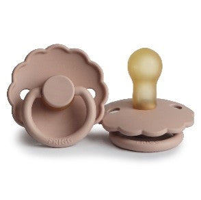 Frigg Daisy Latex Fopspeen 6+M Rond | Blush