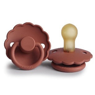 * Frigg Daisy Latex Fopspeen 0-6M Rond| Baked Clay