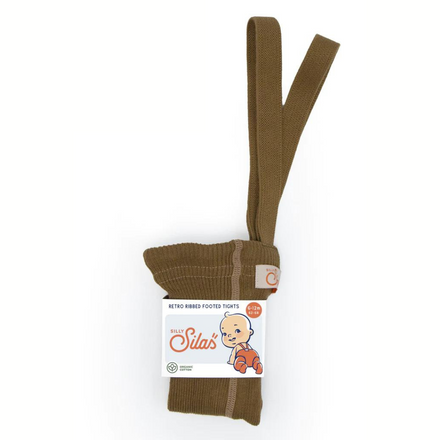 * Silly Silas Broekkousen Footed Met Voetjes | Acorn Brown