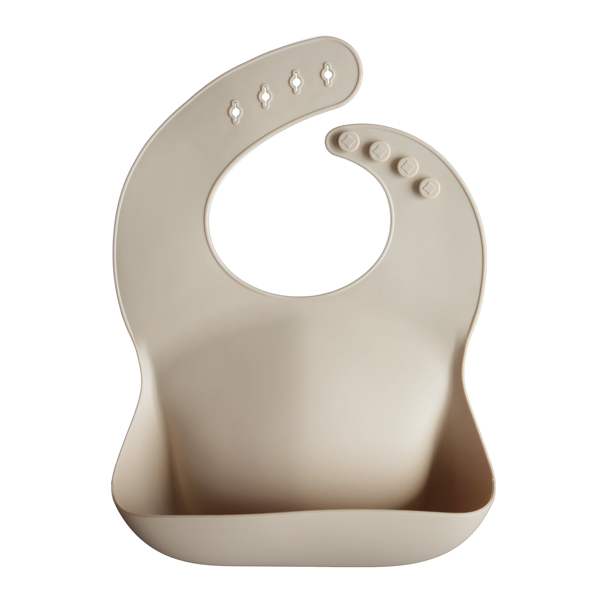 Mushie Bibs Siliconen Slab - Shifting Sand