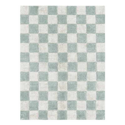 Lorena Canals machinewasbaar RugCycled Tapijt 120x160cm | Tiles Blue Sage