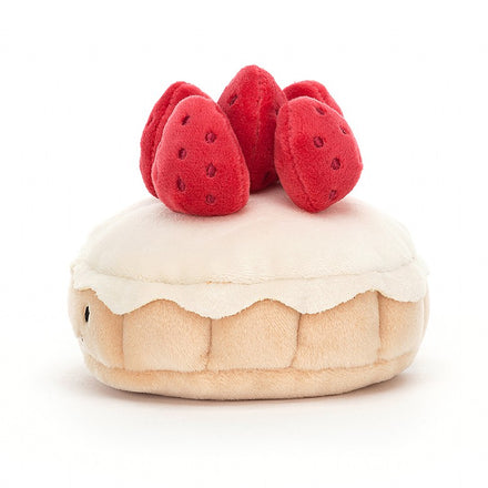 Jellycat Knuffel Pretty Patisserie | Tarte Aux Fraises