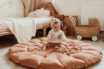 Play and go Speeltapijt Nestje Baby Bloom | Tawny Brown