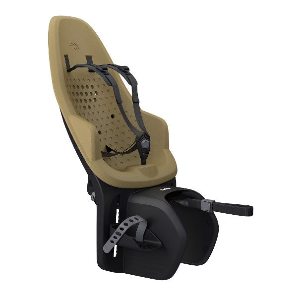 * Thule Yepp 2 Maxi Fietsstoel Achterop Bagagedrager Montage I Fennel Tan
