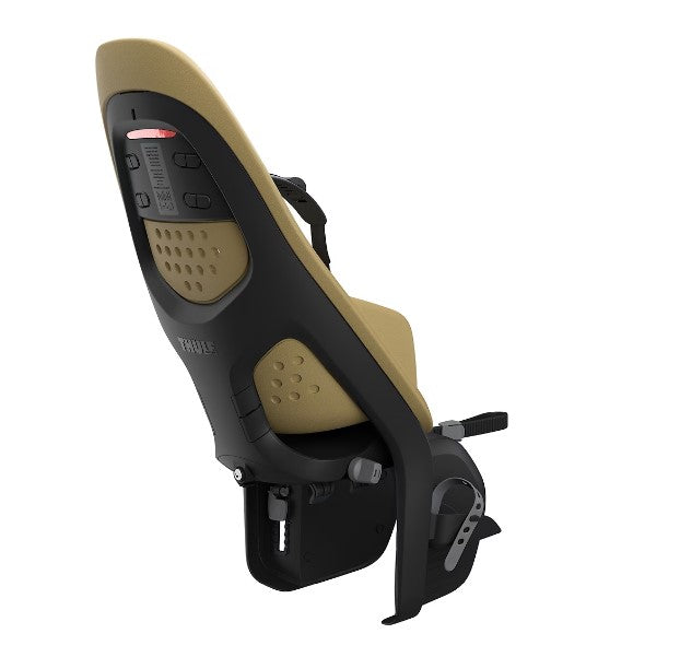 * Thule Yepp 2 Maxi Fietsstoel Achterop Bagagedrager Montage I Fennel Tan
