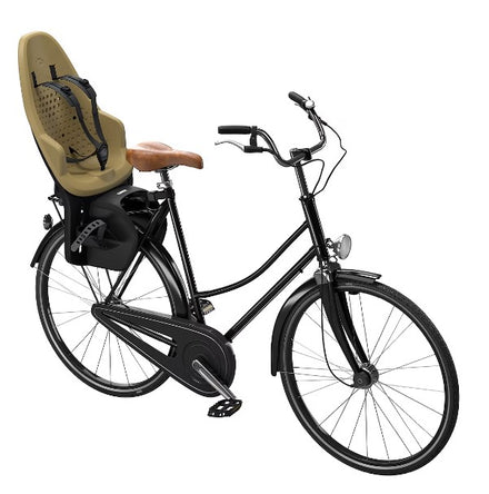 * Thule Yepp 2 Maxi Fietsstoel Achterop Bagagedrager Montage I Fennel Tan
