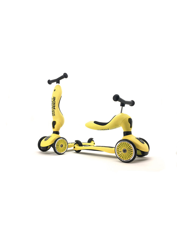 Scoot and Ride Highwaykick 1 step en loopfiets in Lemon