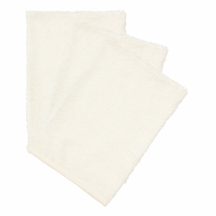 * Timboo Set 3 Bamboo Washandjes | Daisy White