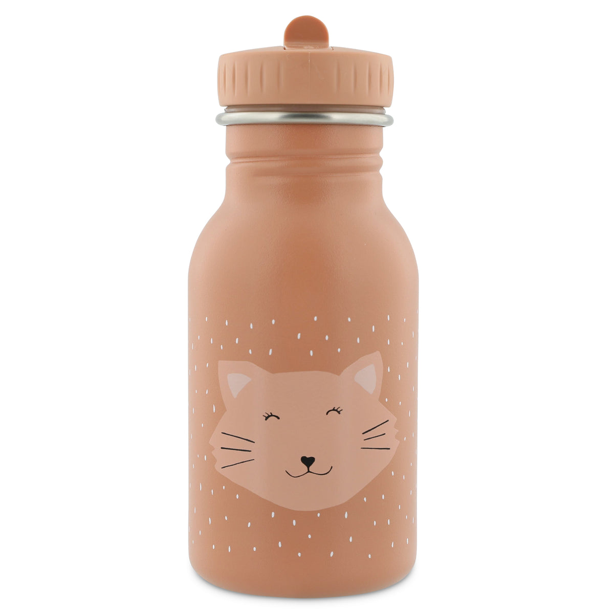 Trixie RVS drinkfles Mrs. Cat 350 ml vooraanzicht