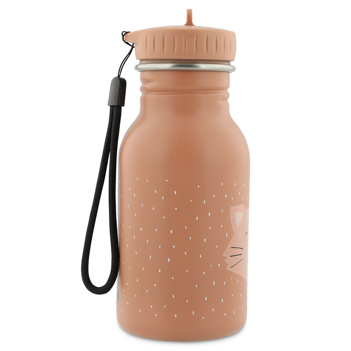 Trixie RVS drinkfles Mrs. Cat 350 ml vooraanzicht