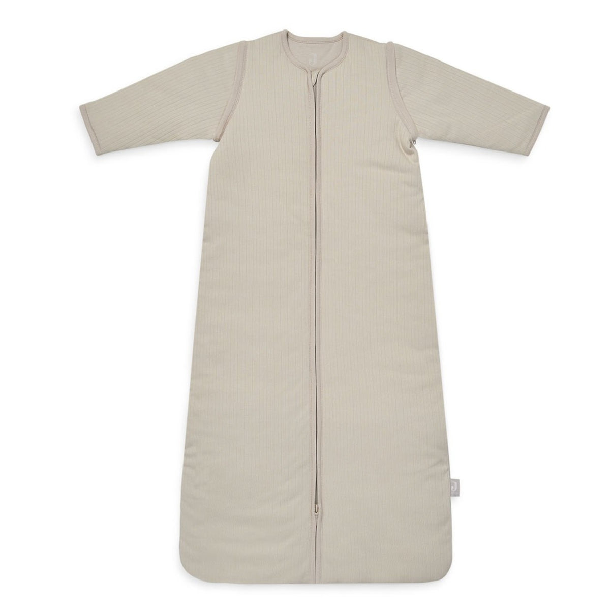 * Jollein 4 Seizoenen Slaapzak met afritsbare mouw 70cm | Basic Stripe Nougat