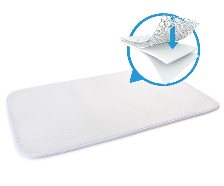 Aerosleep Matrasbeschermer voor Draagmand 71 x 31 cm | Wit