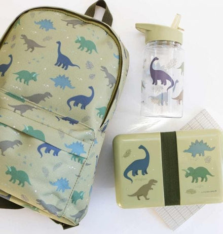 Rugzakje Dinosaurussen van A Little Lovely Company met open hoofdvak