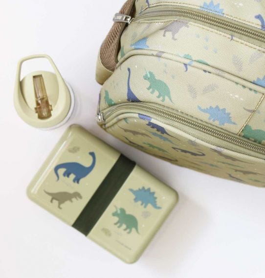 A Little Lovely Company Dinosaurussen rugzak met verstelbare schouderbanden
